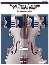 Folk Tune Air and Fiddler's Fury Orchestra sheet music cover Thumbnail